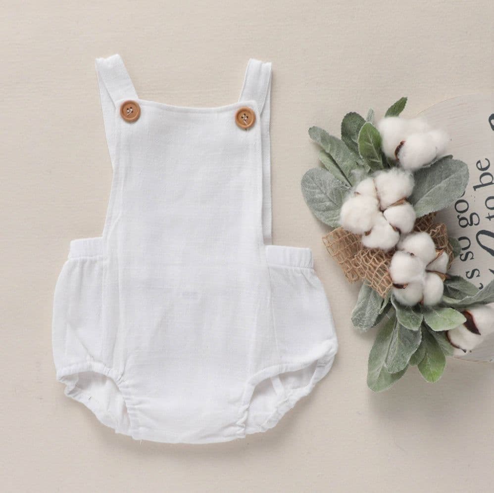 image-Cross-border special supply selling European and American sources of new summer stretch cotton and linen sling triangle one-piece romper