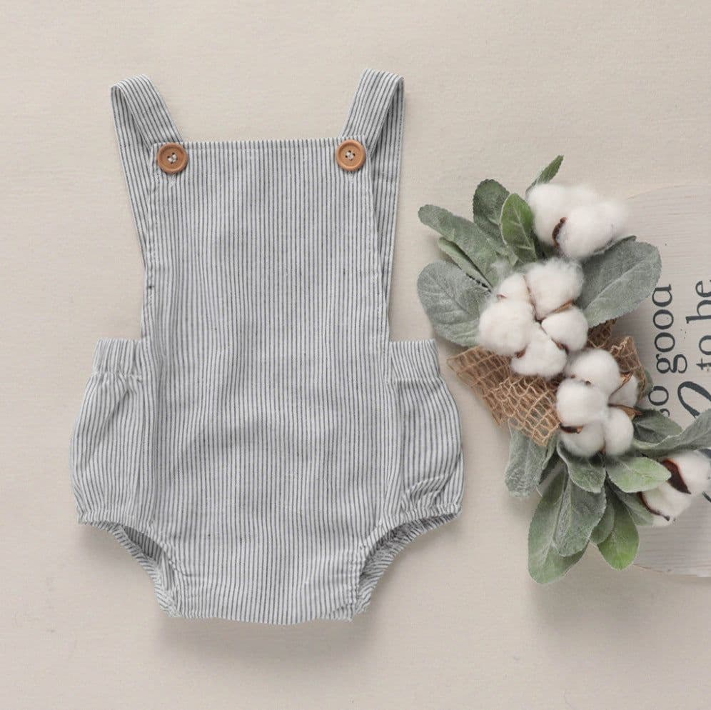 image-Cross-border special supply selling European and American sources of new summer stretch cotton and linen sling triangle one-piece romper