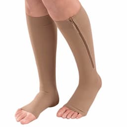 image-compression zip socks compression socks in tube plastic elastic zipper socks 6040