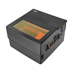 image-VEVOR Laser Engraver Enclosure, 31.5 x 31.5 x 19.6", Flame Retardant and Fireproof Protective Cover, with Exhaust Fan and Pipe, Insulates Smoke, Noise and Eye Protection, Fits for Most Laser Engraver
