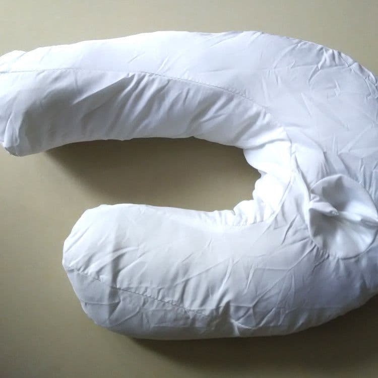 image-Cotton Pillow Side Sleeper Pillows Neck & Back Pillow Hold Neck Spine Protection Cotton Pillow Health Care