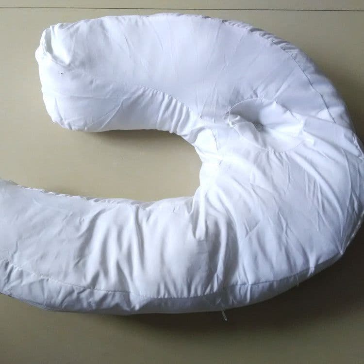 image-Cotton Pillow Side Sleeper Pillows Neck & Back Pillow Hold Neck Spine Protection Cotton Pillow Health Care