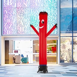 image-VEVOR Inflatable Tube Man Set, 10 ft Tall, Wacky Waving Inflatable Dancing Tube Guy with 9/10 HP Blower, PP Shell IPX3 Waterproof Blower Fan, for Outdoor Advertising Business Store Party
