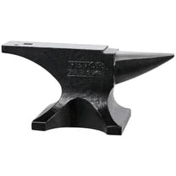 image-VEVOR Single Horn Anvil, 55lbs Cast Steel Anvil, High Hardness Rugged Round Horn Anvil for Blacksmiths, with Large Countertop and Stable Base, Metal Working Tool for Metal Bending, Shaping, Twisting
