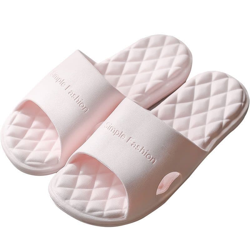 image-New foreign trade indoor bath slippers custom manufacturer, one-piece massage bathroom non-slip soft bottom eva slippers