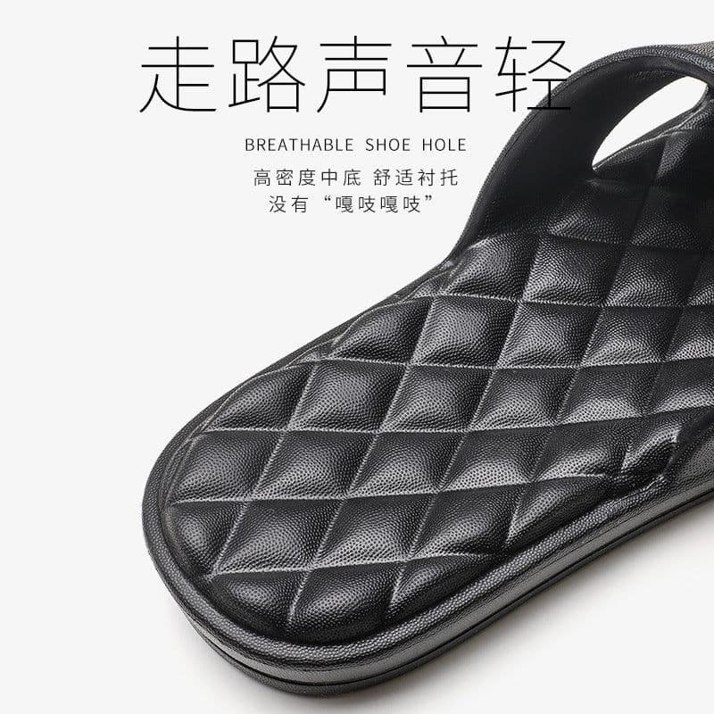 image-New foreign trade indoor bath slippers custom manufacturer, one-piece massage bathroom non-slip soft bottom eva slippers