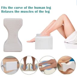 image-Orthopedic Memory Foam Knee Wedge Pillow for Sleeping Sciatica Back Hip Joint Pain Relief Contour Thigh Leg Pad Support Cushion