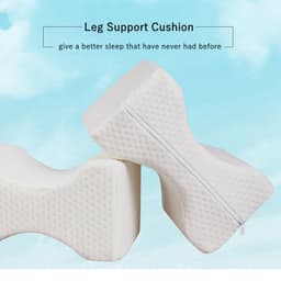 image-Orthopedic Memory Foam Knee Wedge Pillow for Sleeping Sciatica Back Hip Joint Pain Relief Contour Thigh Leg Pad Support Cushion