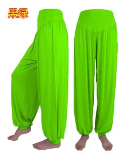 image-Yiwu bloomers, cuffed dance pants, Tai Chi pants, plus size yoga clothes, modal yoga pants