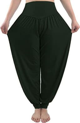 image-Yiwu bloomers, cuffed dance pants, Tai Chi pants, plus size yoga clothes, modal yoga pants