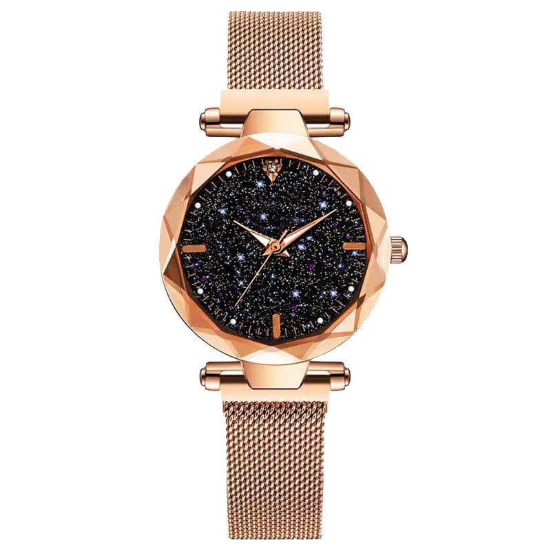 image-2019 new magnet watch female Korean version of simple fashion star quartz watch vibrato niche ladies watch
