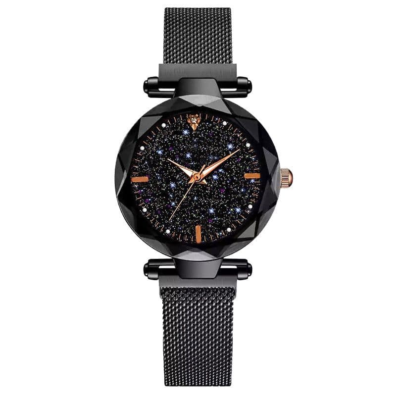 image-2019 new magnet watch female Korean version of simple fashion star quartz watch vibrato niche ladies watch