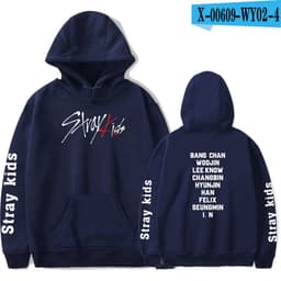 image-2019 new Korean men's group stray kids Korean version trend hooded sweaters for men and women