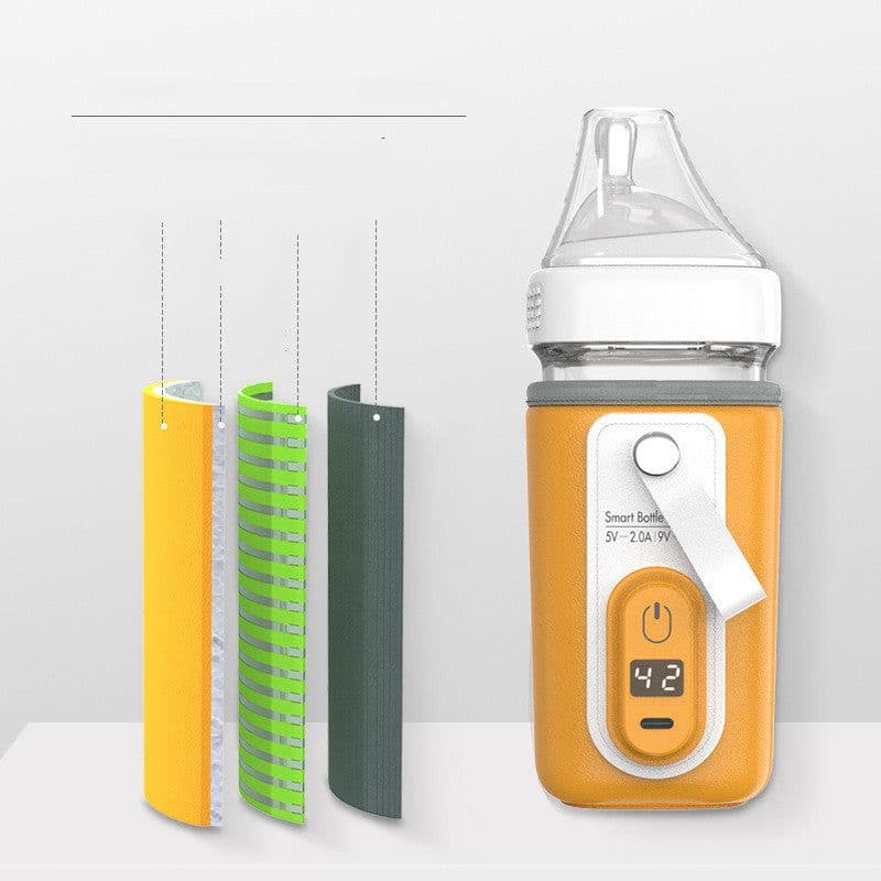 image-Baby Milk Bottle Insulation Artifact Constant Temperature Heating Pigeon Baby Bottle Insulation Cover Night Milk Adjusting Milk