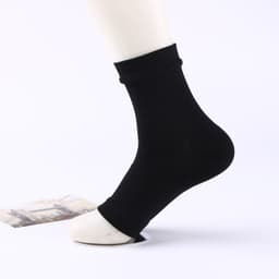 image-Compression Running Socks - Black/White Nylon L/XL