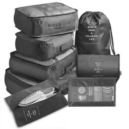 image-Suitcase storage bag set Luggage divider bag Travel divider storage bag Travel storage 8-piece set