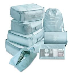image-Suitcase storage bag set Luggage divider bag Travel divider storage bag Travel storage 8-piece set