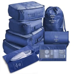 image-Suitcase storage bag set Luggage divider bag Travel divider storage bag Travel storage 8-piece set