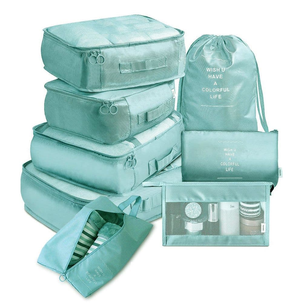 image-Suitcase storage bag set Luggage divider bag Travel divider storage bag Travel storage 8-piece set