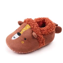 image-Baby shoes new step shoes newborn shoes baby cotton shoes 0-1 years old plus velvet baby do not drop shoes 2250