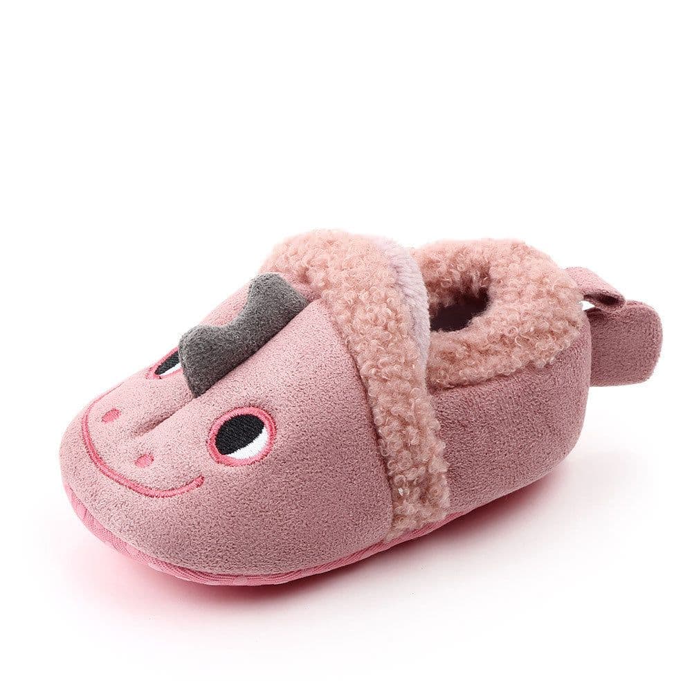 image-Baby shoes new step shoes newborn shoes baby cotton shoes 0-1 years old plus velvet baby do not drop shoes 2250
