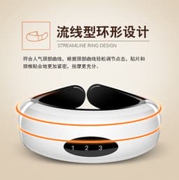 image-Household cervical spine neck protector multifunctional electromagnetic pulse shoulder and neck physiotherapy instrument portable rechargeable cervical spine instrument