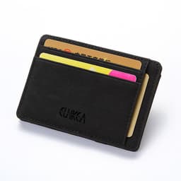 image-CUIKCA Flip Wallet PU Leather Brown Unisex