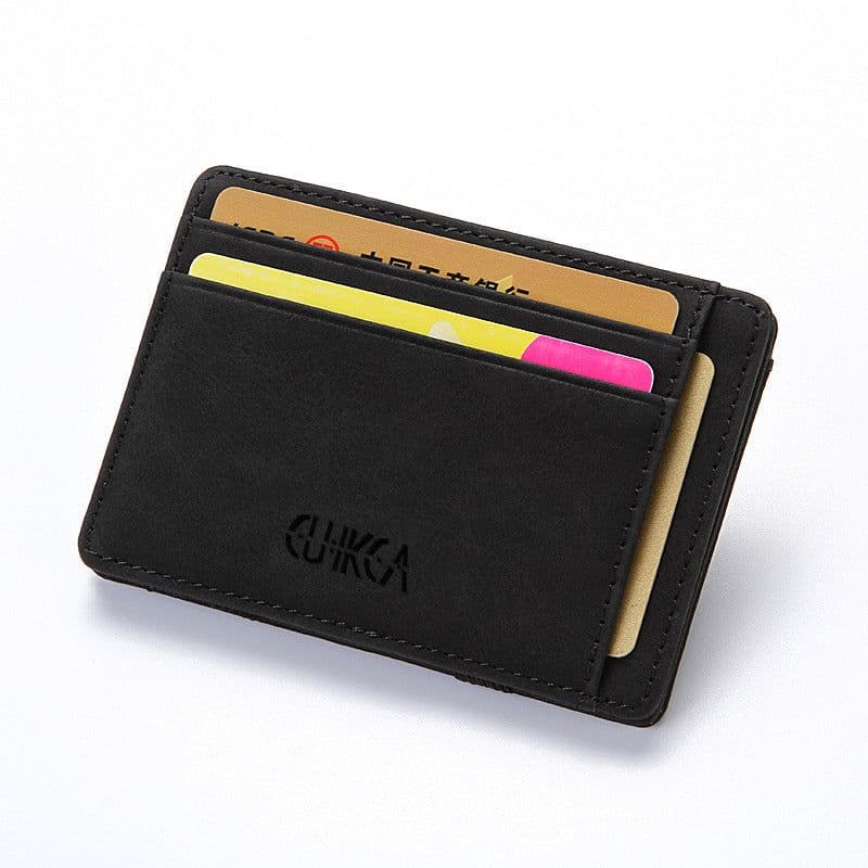 image-CUIKCA Flip Wallet PU Leather Brown Unisex