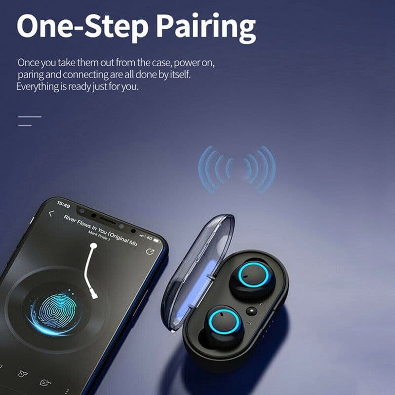 image-W12 bluetooth headset wireless sports bluetooth TWS headset spot SQ-W1 pair of ears binaural business bluetooth