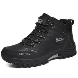 image-Autumn new outdoor hiking shoes high-top large size plus velvet cotton shoes hiking cross-country travel shoes sports and leisure men's shoes