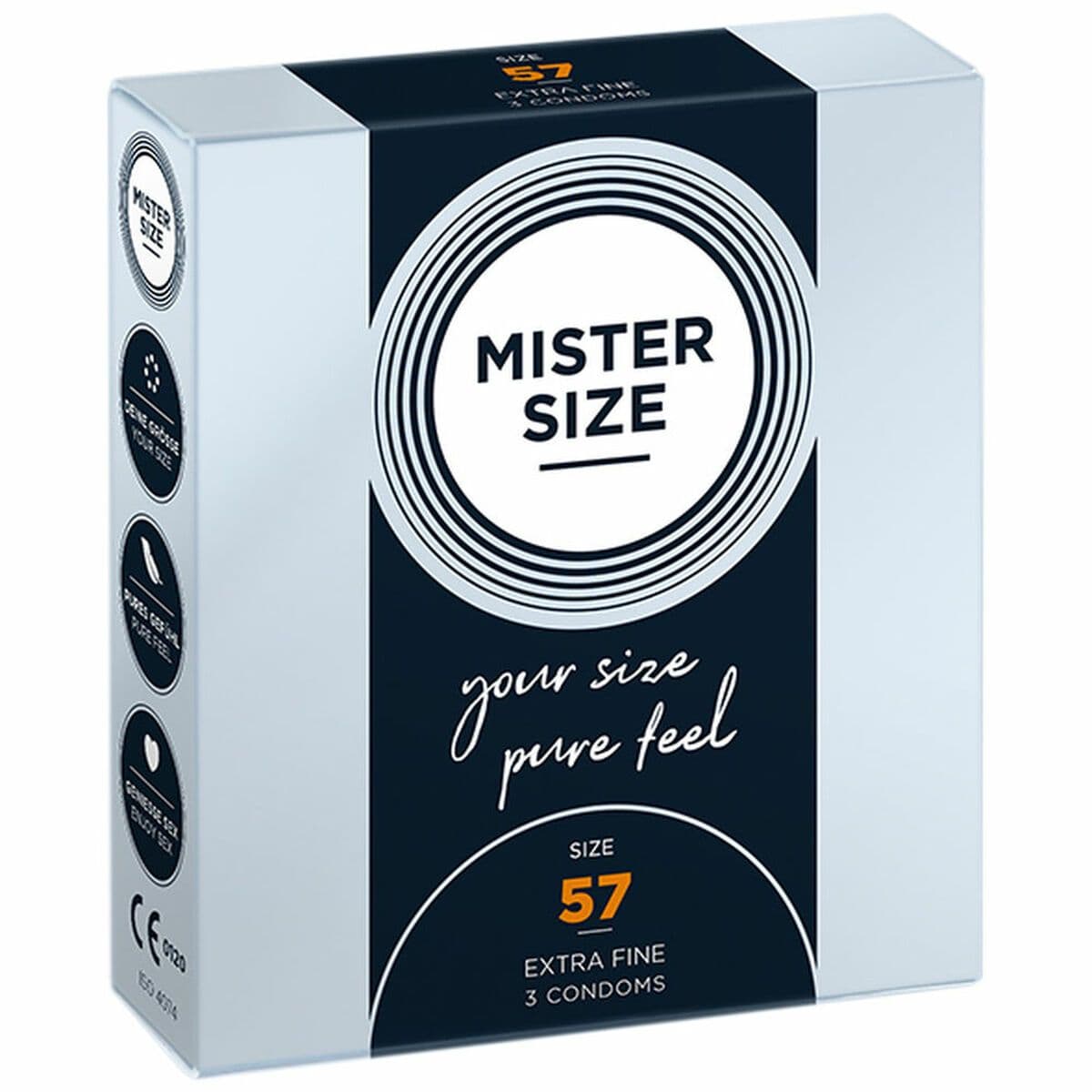 image-Condoms Mister Size Ø 5,7 cm (3 pcs)