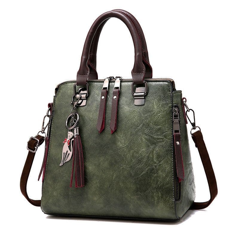 image-2019 new retro handbag handbags shoulder messenger bag fashion tassels tide middle-aged bag