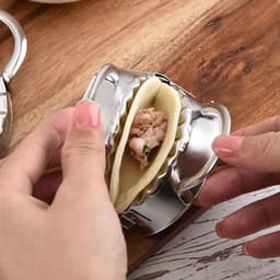 image-Manufacturers spot 304 stainless steel rust steel ladle dumplings dumplings mold dumplings clip cut kitchen tools wholesale