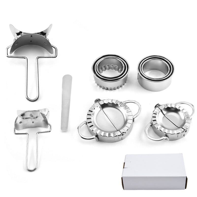 image-Manufacturers spot 304 stainless steel rust steel ladle dumplings dumplings mold dumplings clip cut kitchen tools wholesale