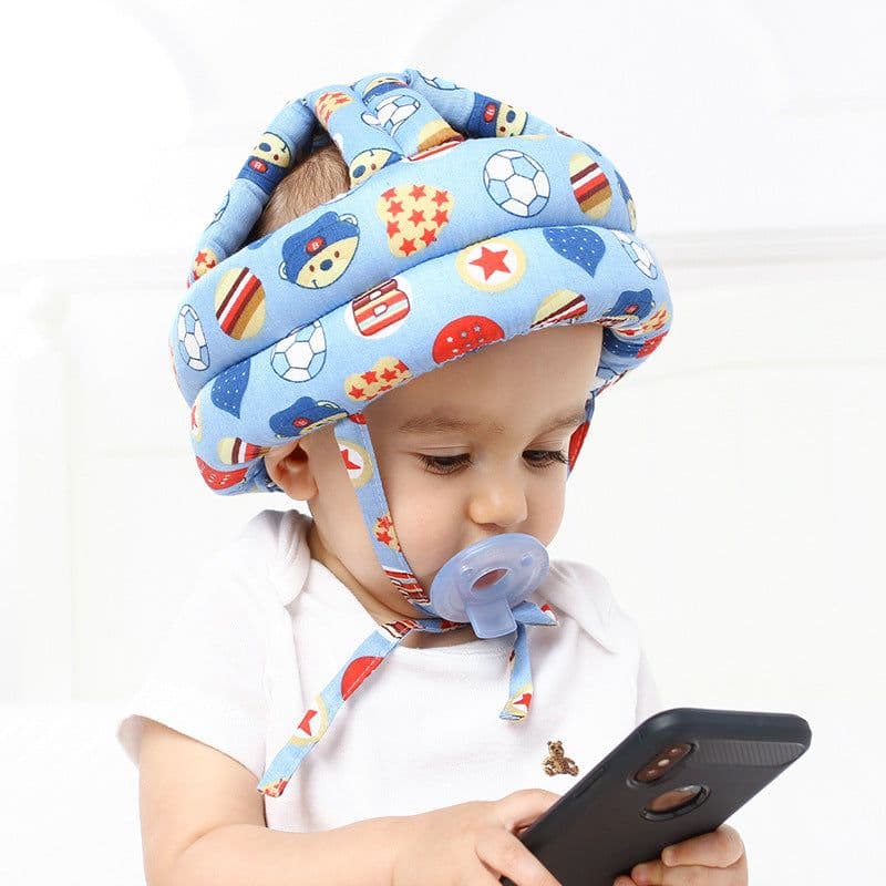 image-Osage new baby anti-collision shatter-resistant hat cotton breathable baby toddler headgear child safety helmet