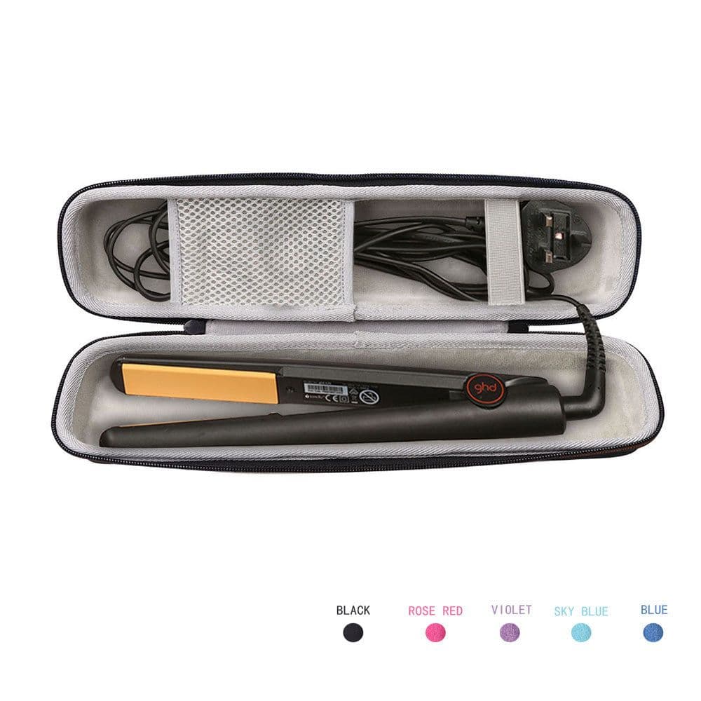 image-Suitable for hd V Gold Classic Styler storage bag portable electric clip bar box hairstyle splint curly hair bag