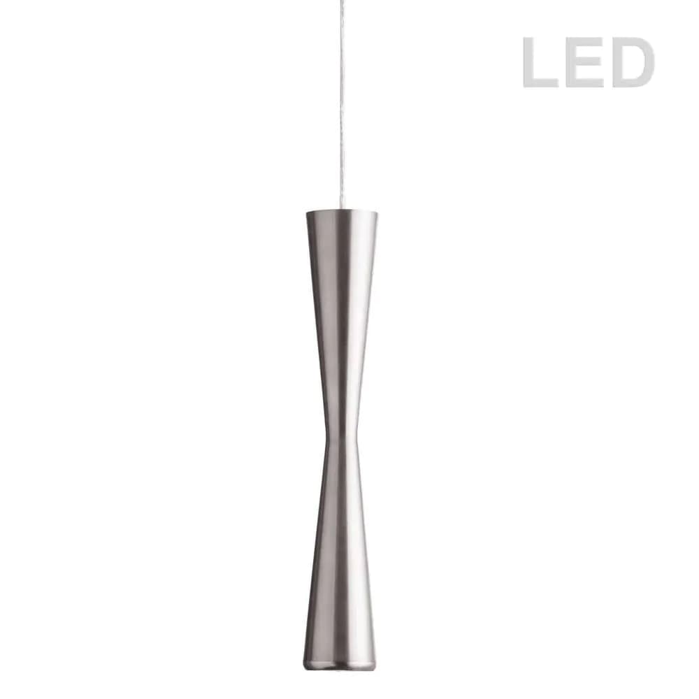 image-5W Pendant, Satin Chrome Finish