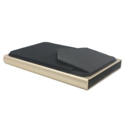 image-Foreign trade cross-border aluminum card holder RFID credit card holder automatic pop-up bank card box Lycra cover card holder