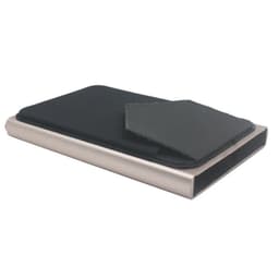 image-Foreign trade cross-border aluminum card holder RFID credit card holder automatic pop-up bank card box Lycra cover card holder