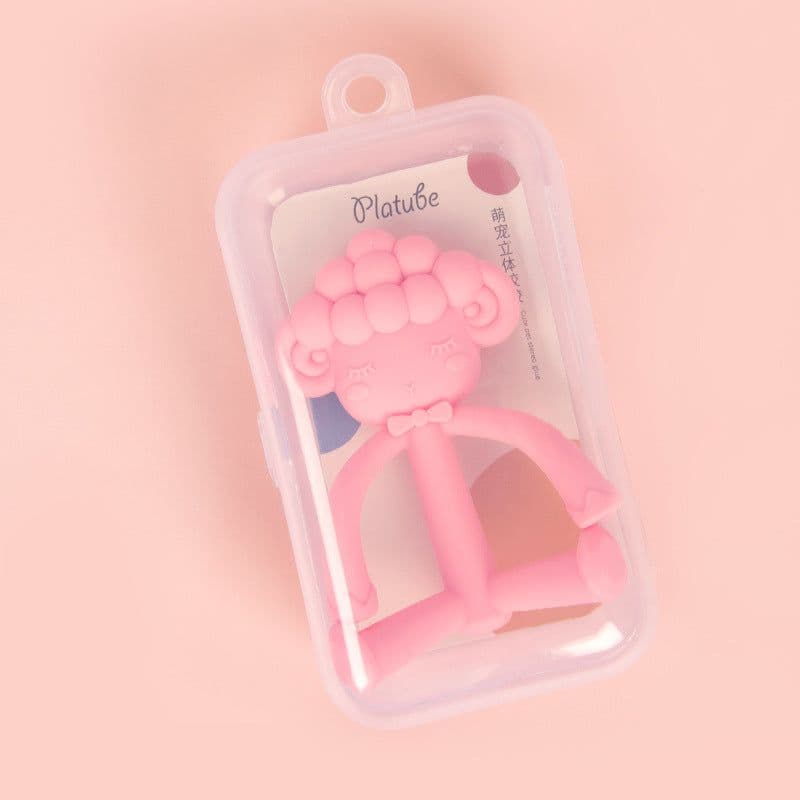 image-Baby Teether Three-dimensional Cartoon Silicone Chews Molar Stick Children's Bite Chews Baby Toys Maternal and Child Products