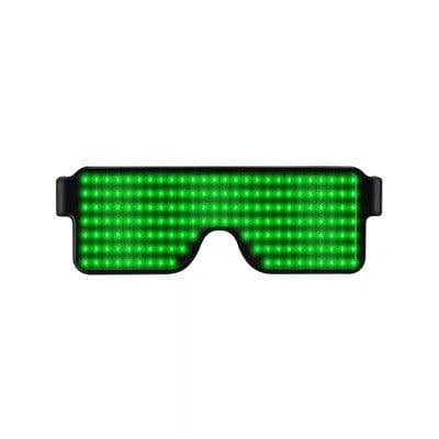 image-Source factory led light-emitting glasses dynamic display glasses party cheer props blinds led glasses