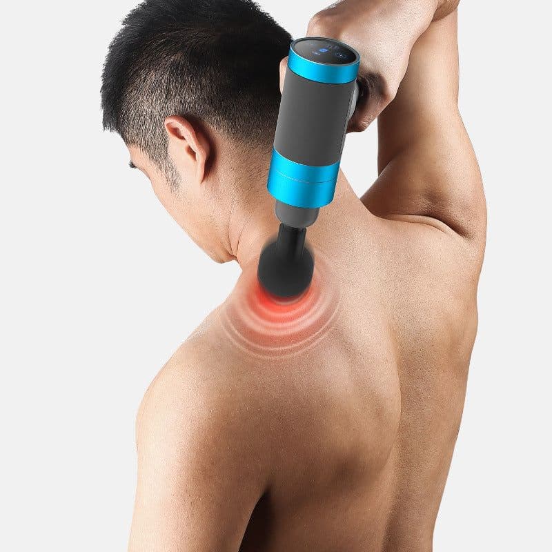 image-New muscle gun muscle massager USB charging portable electric home outdoor fitness muscle relaxation massage