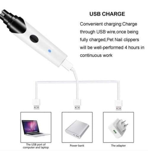 image-Pet Dog Cat Pencil Sharpener, Electric Nail Clippers Cleaning Nail Clippers