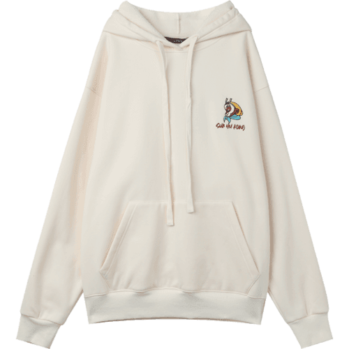 image-Monkey King Embroidery Casual Oversize Hoodies Sweatshirt Women,Spring