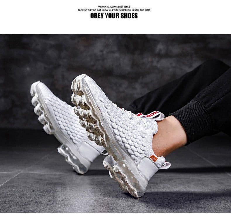 image-Cross-border new shoes men's trendy shoes knife edge running shoes casual shoes youth large size sports running shoes