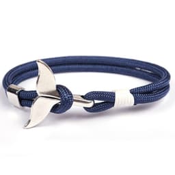 image-Cross-border hot-selling ship anchor type whale tail bracelet 550 umbrella rope handmade couple bracelet custom jewelry wholesale