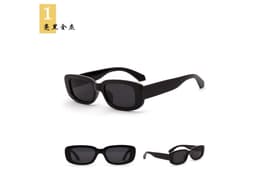 image-Wuhuama glasses manufacturer 95004 small square frame tortoiseshell sunglasses for women retro leopard print small sunglasses for men