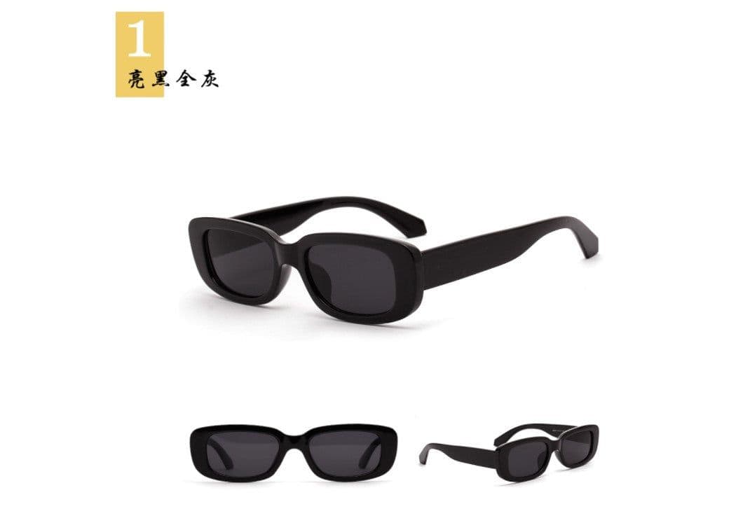 image-Wuhuama glasses manufacturer 95004 small square frame tortoiseshell sunglasses for women retro leopard print small sunglasses for men