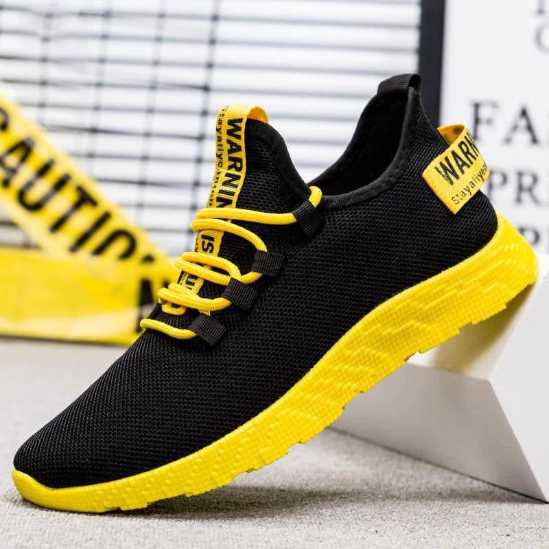 image-Foreign trade new style flying woven sports men's shoes sneakers men casual sports single shoes soft bottom breathable shoes cross-border
