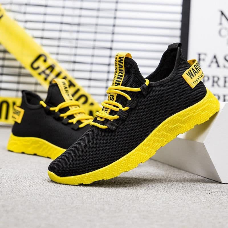 image-Foreign trade new style flying woven sports men's shoes sneakers men casual sports single shoes soft bottom breathable shoes cross-border